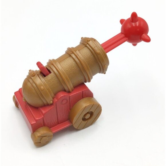 Imaginext Pirate Raider Ship Triple & Gold Wheel Cannons + 4 Cannonball Missiles - Picture 2 of 6